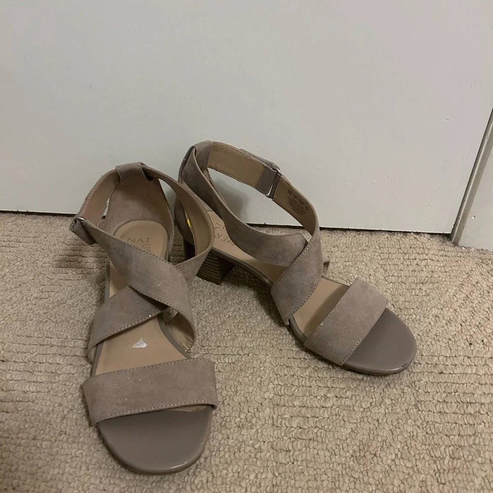 Naturalizer Taupe Strappy Sandals - Picture 5 of 5